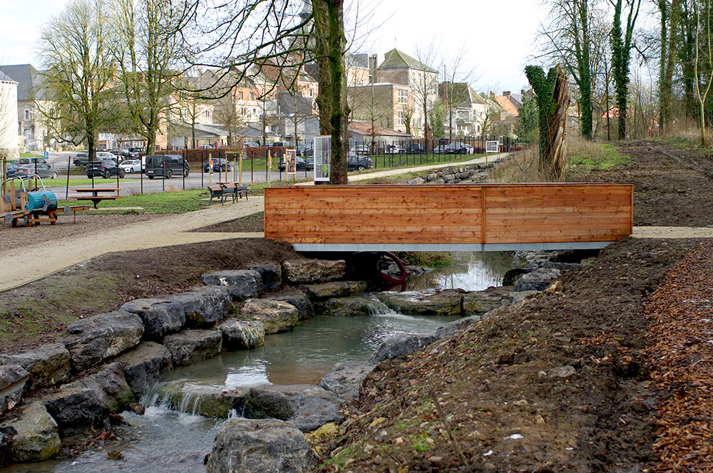 AMENAGEMENT DU PARC DES DUCS A FLORENNES par arpayge paysagiste