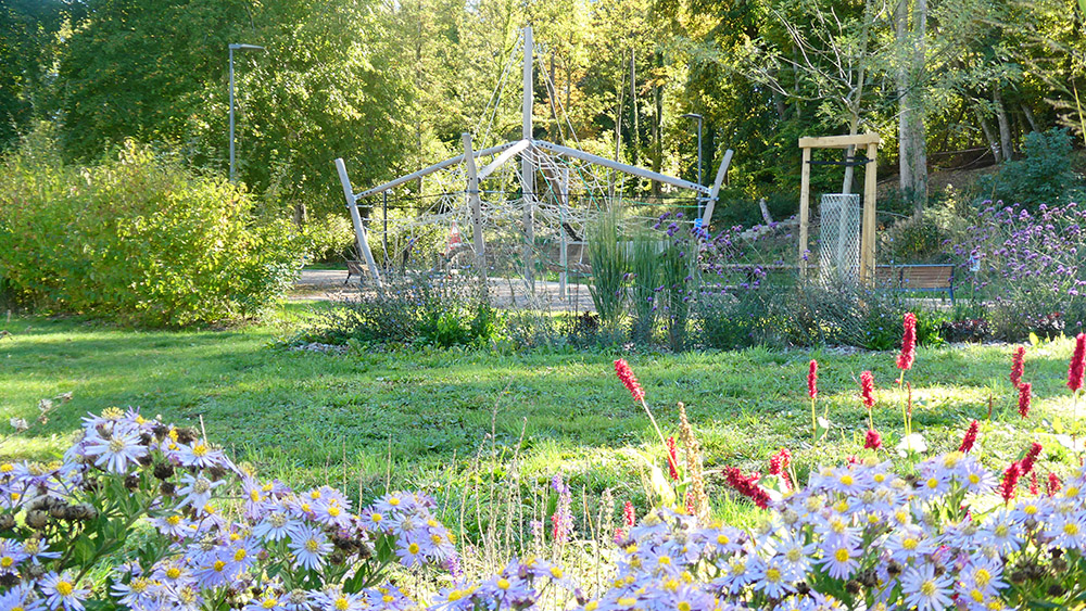 AMENAGEMENT DU PARC DES DUCS A FLORENNES par arpayge paysagiste